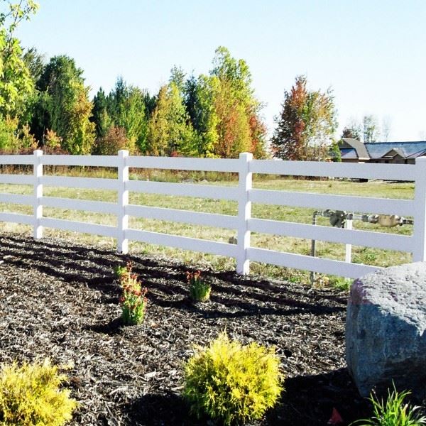 PVC Ranch gjerde