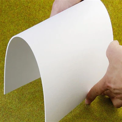 PVC vanlig hvitt ark
