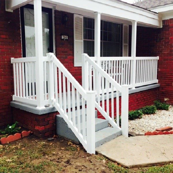 White PVC Railing