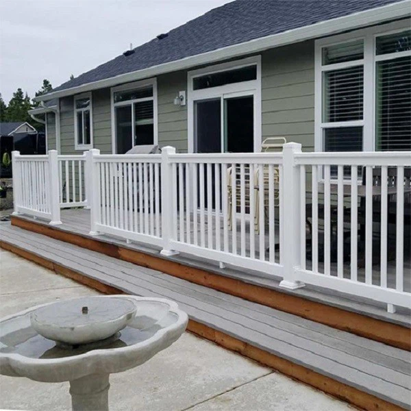 White PVC Railing