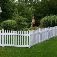 Vinyl stakittgjerder